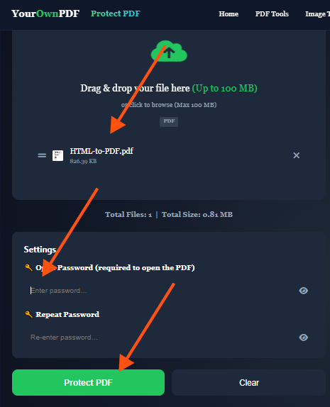 Secure PDF Workspace Urdu
